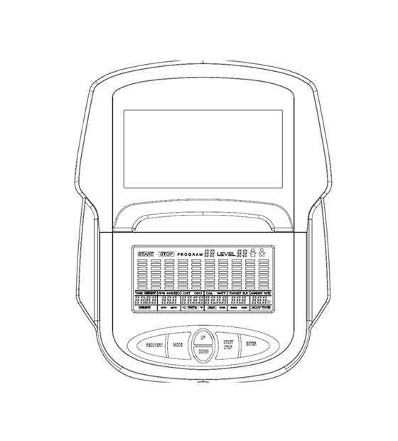 Classic Series Elliptical Machine Computer Basic Functions Introduction